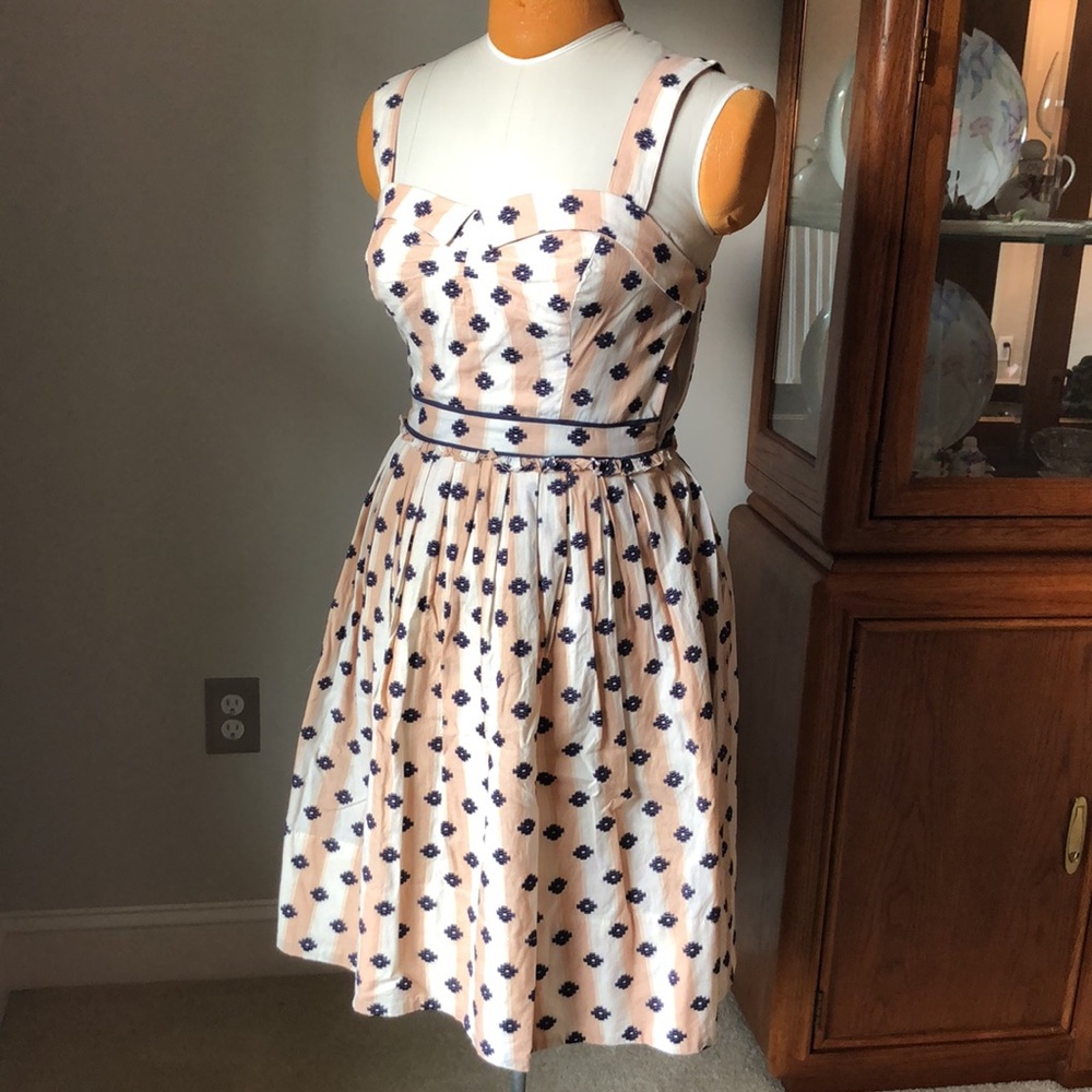 Anthropologie V-Neck A Line Dress (with pockets!)